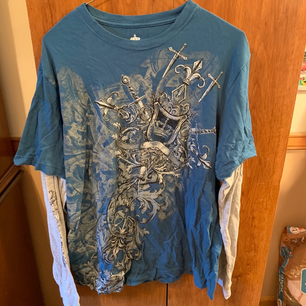 New Men’s Helix Long sleeve T-shirt size large